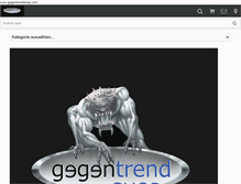 Tablet Screenshot of gegentrendshop.com